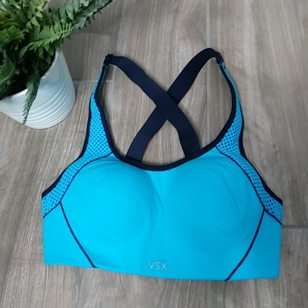 Victoria's secret sports bra workout size 32B blue